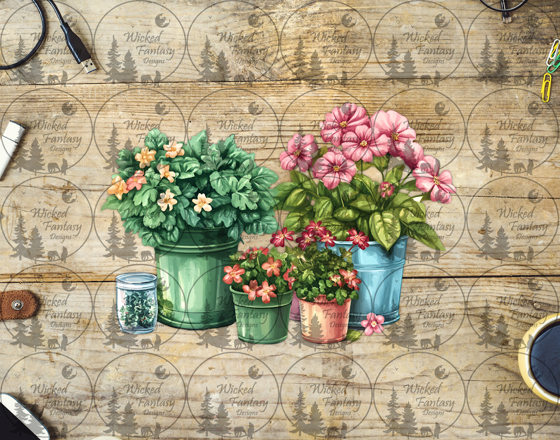 UVDTF Potted Posies