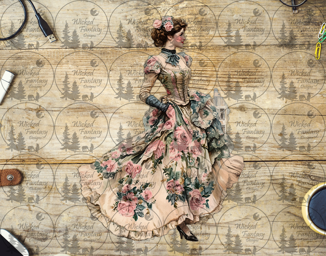 UVDTF Victorian Rose Woman