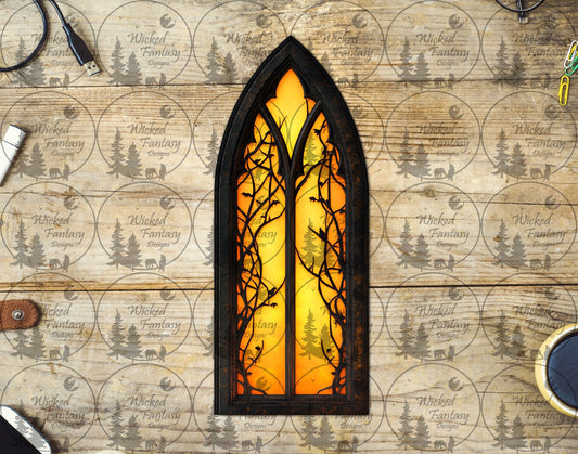 UVDTF Glowing Window and Vines