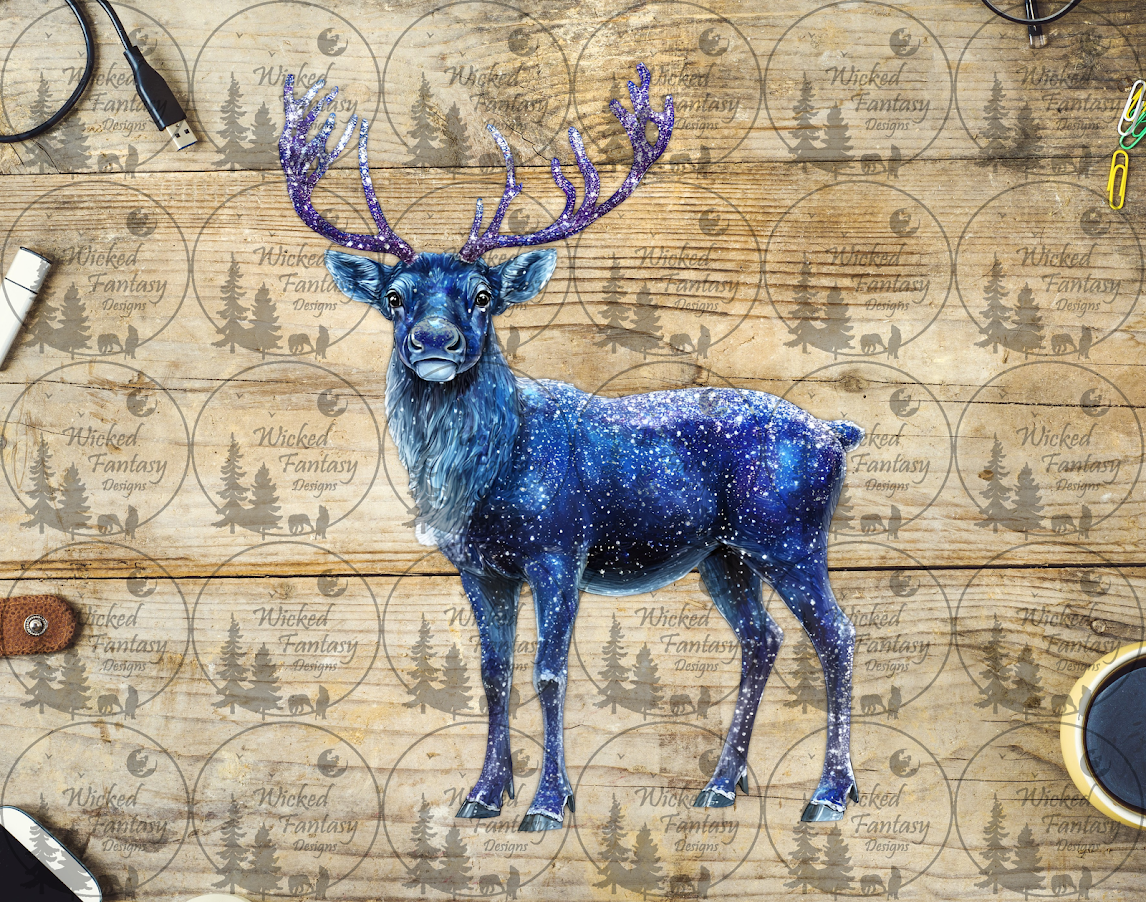 UVDTF Blue Reindeer