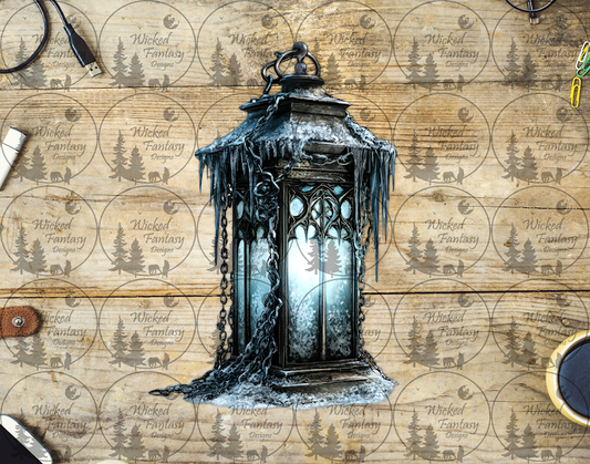 UVDTF Icy Lantern with Chains