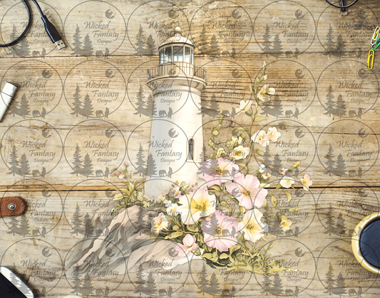 UVDTF Lighthouse Floral