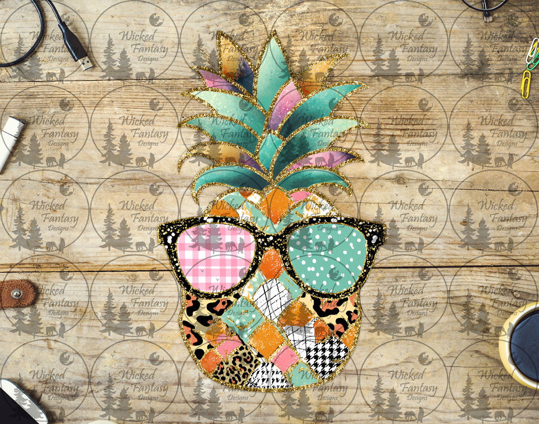UVDTF Patchwork Pineapple