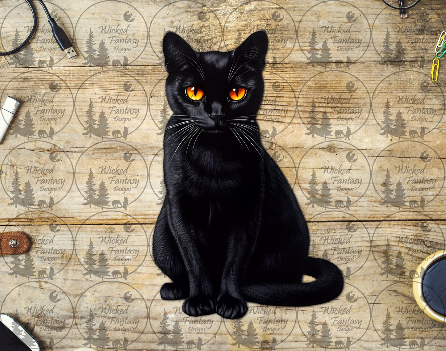 UVDTF Black Cat