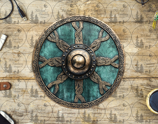 UVDTF Green Norse Shield