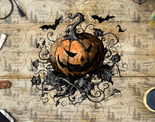 UVDTF Jack O Lantern in Vines