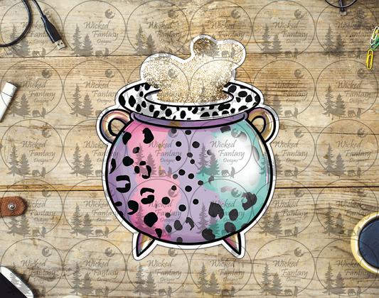 UVDTF Leopard Print Cauldron