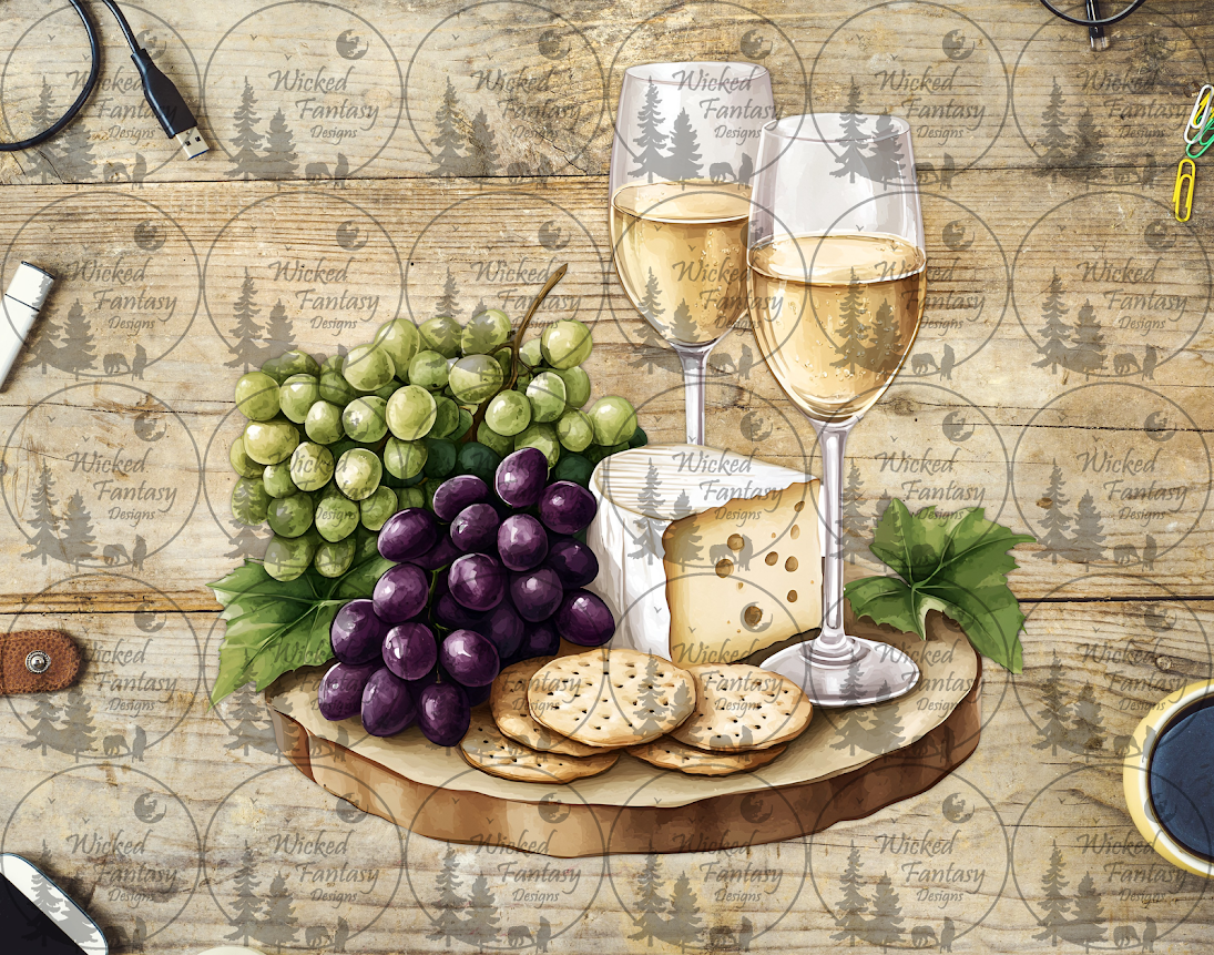 UVDTF Wine Charcuterie Board