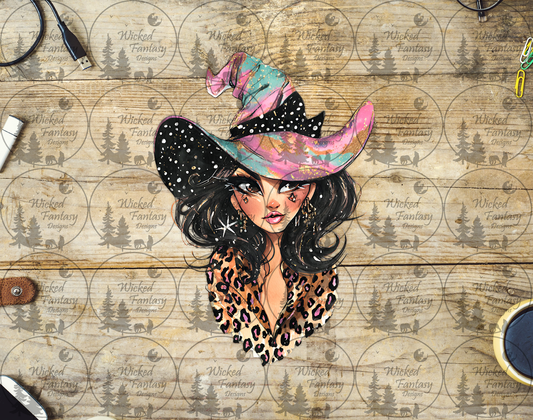 UVDTF Bougie Witch with Pastel Hat