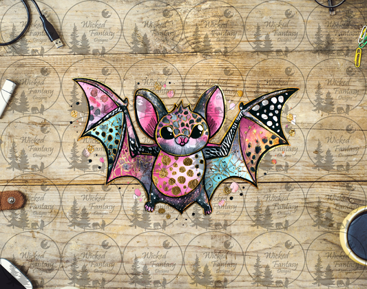 UVDTF Cute Polka Dot Bat