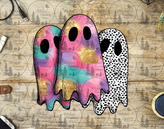 UVDTF Pastel and Polka Dot Ghosts