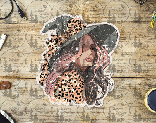 UVDTF Leopard Print Witch