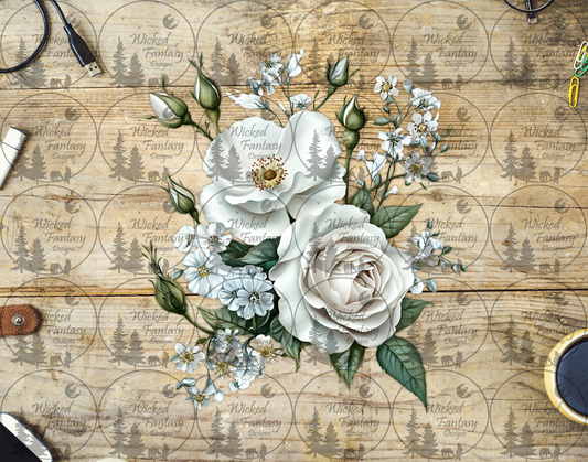 UVDTF White Roses