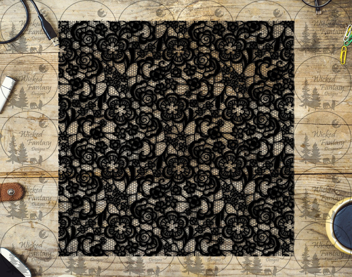UVDTF Lace Posies 20oz 30oz 10"x10"