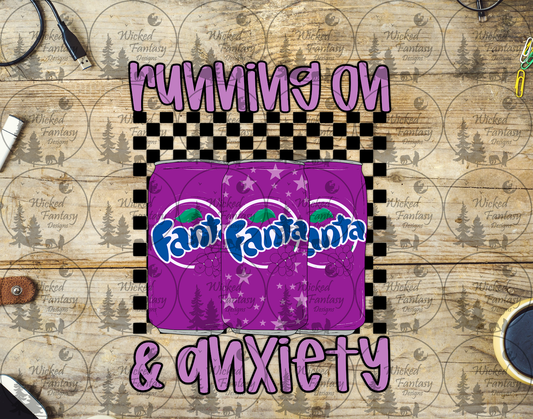 UVDTF Running on Purple F and Anxiety