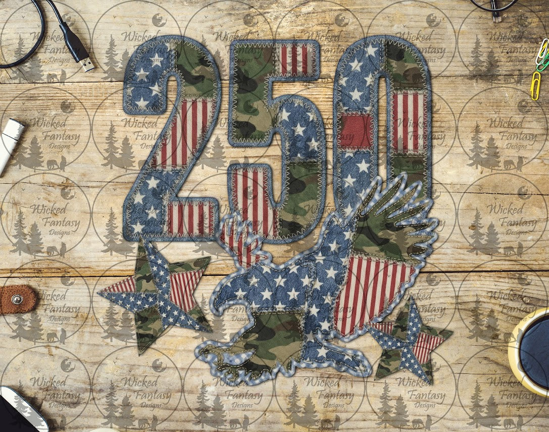 UVDTF 250 OPC AND Flag Stitching