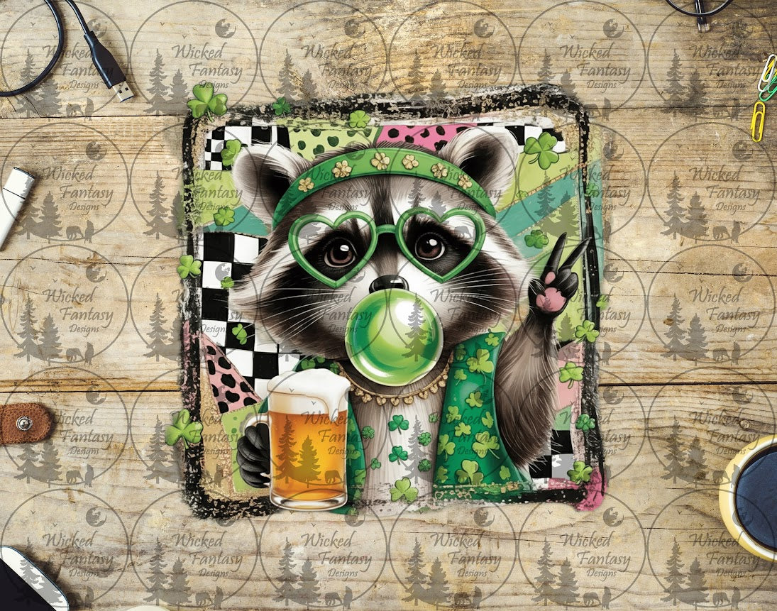 UVDTF St Patty's Raccoon