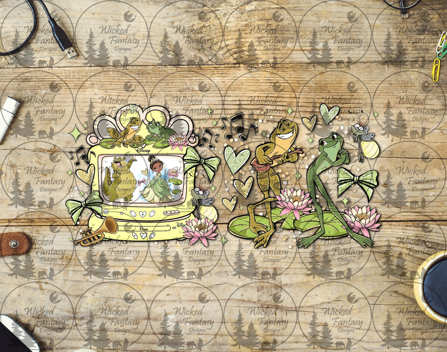 UVDTF Musical Frogs and Dancing in the Bayou 16oz 40oz