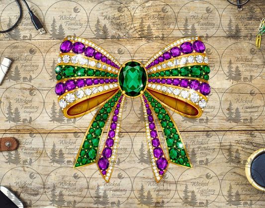 UVDTF Jeweled Bow