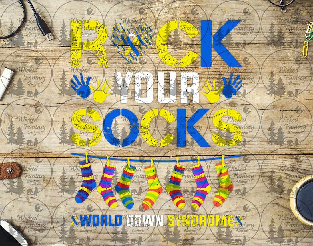 UVDTF Rock Your Socks Down Syndrome