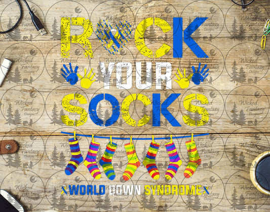 UVDTF Rock Your Socks Down Syndrome