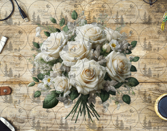 UVDTF Ivory Rose Bouquet
