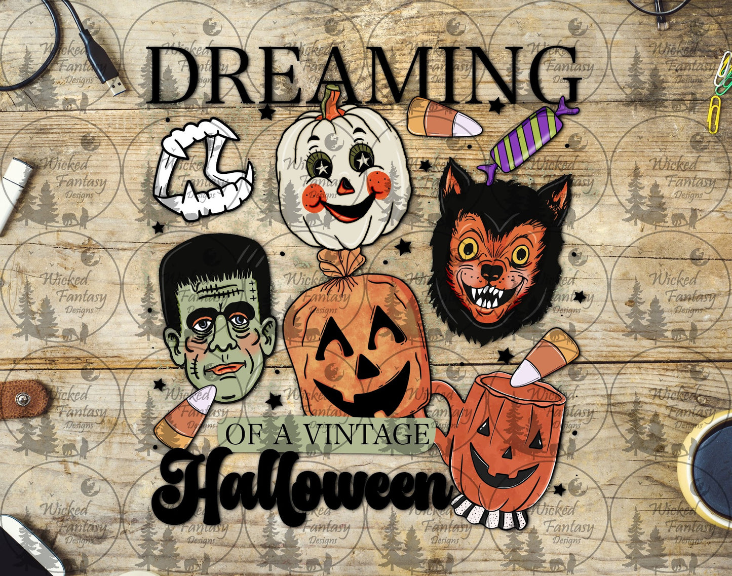 UVDTF Dreaming of a Vintage Halloween