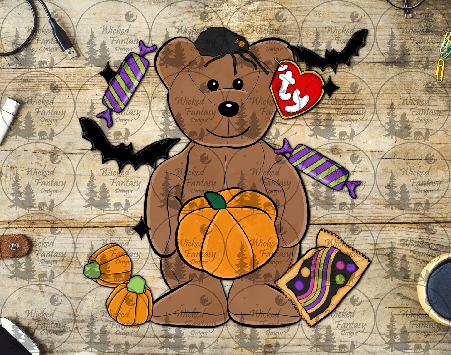 UVDTF Spooky Bear