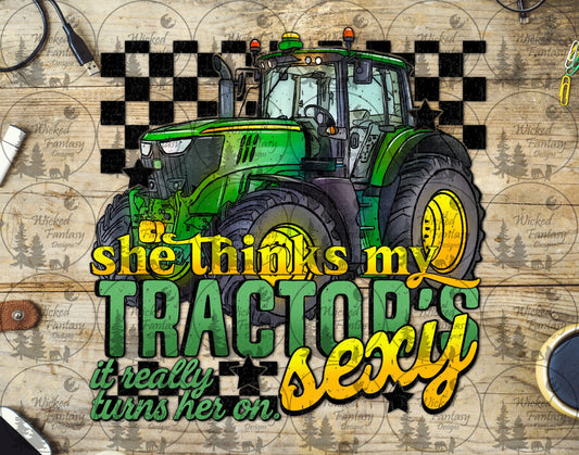 UVDTF She Thinks my Tractor