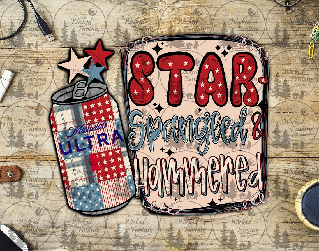 UVDTF Star Spangled Hammered