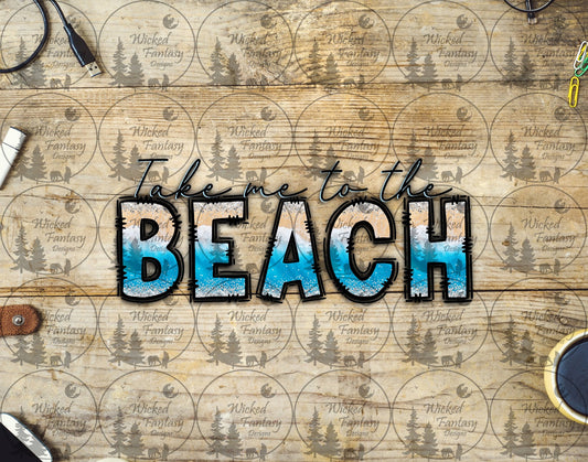 UVDTF Take me to the Beach 16oz 40oz