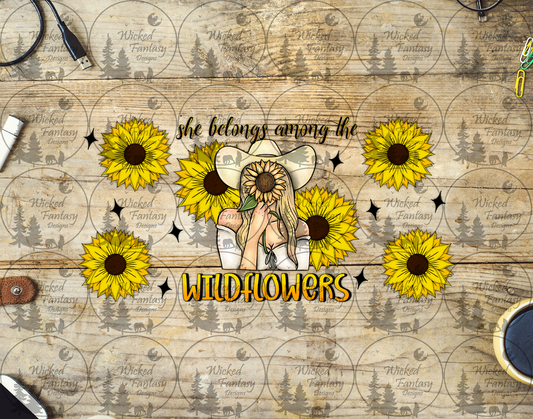 UVDTF She Belongs Among the Wildflowers 16oz 40oz