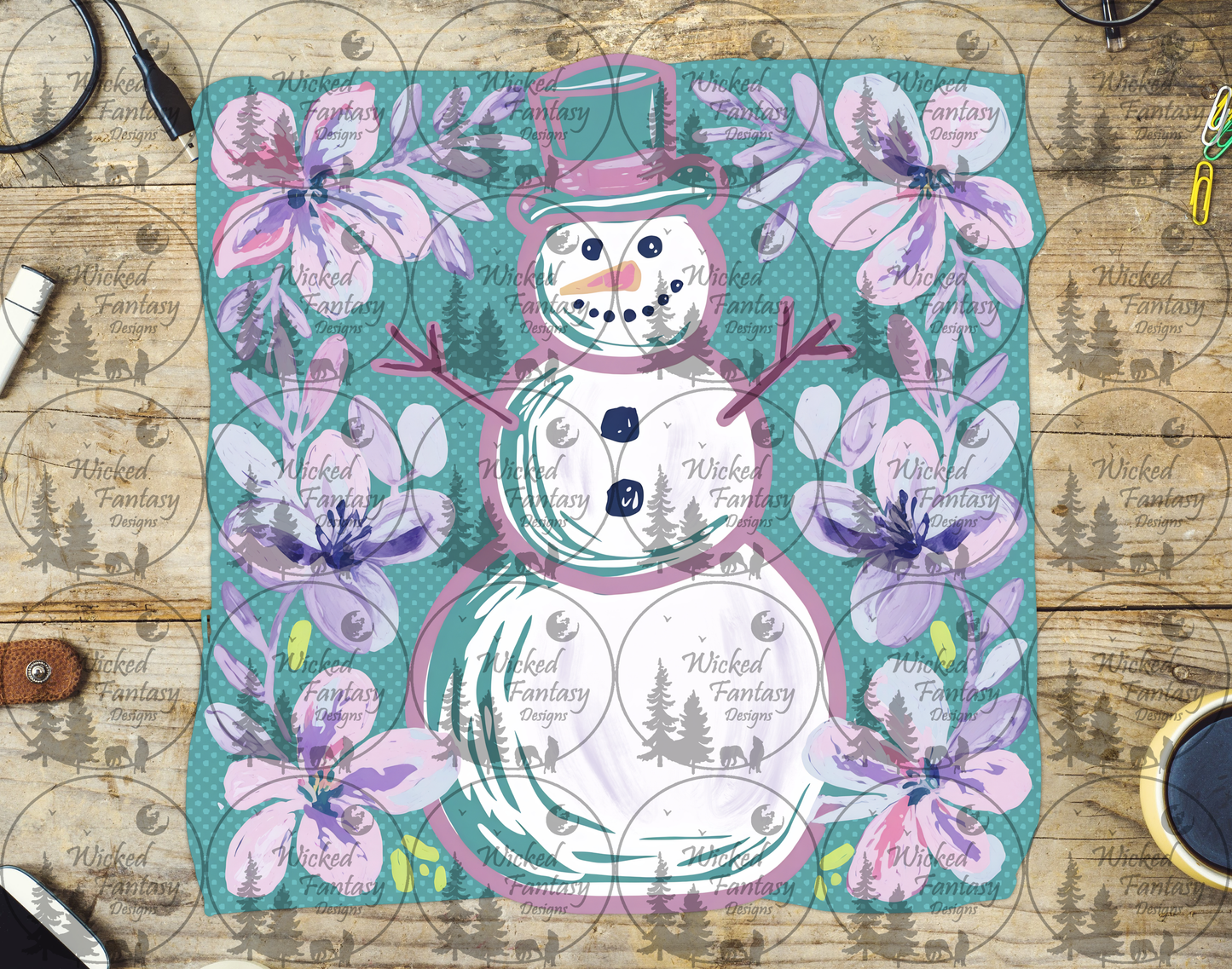 UVDTF Pastel Snowman