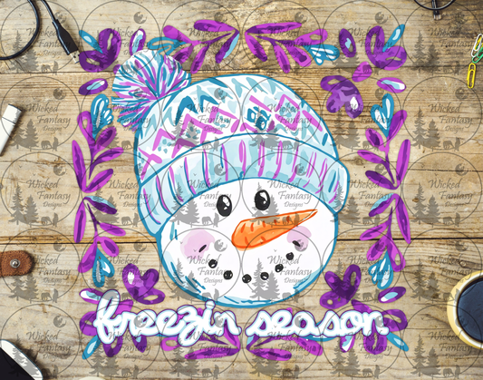 UVDTF Freezin Season Pastel Snowman