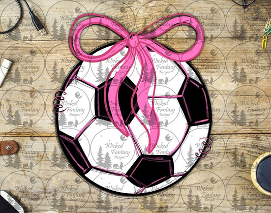 UVDTF Coquette Soccer Ball