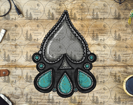 UVDTF Spade Concho