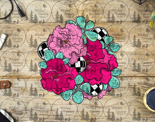 UVDTF Peonies and Conchos