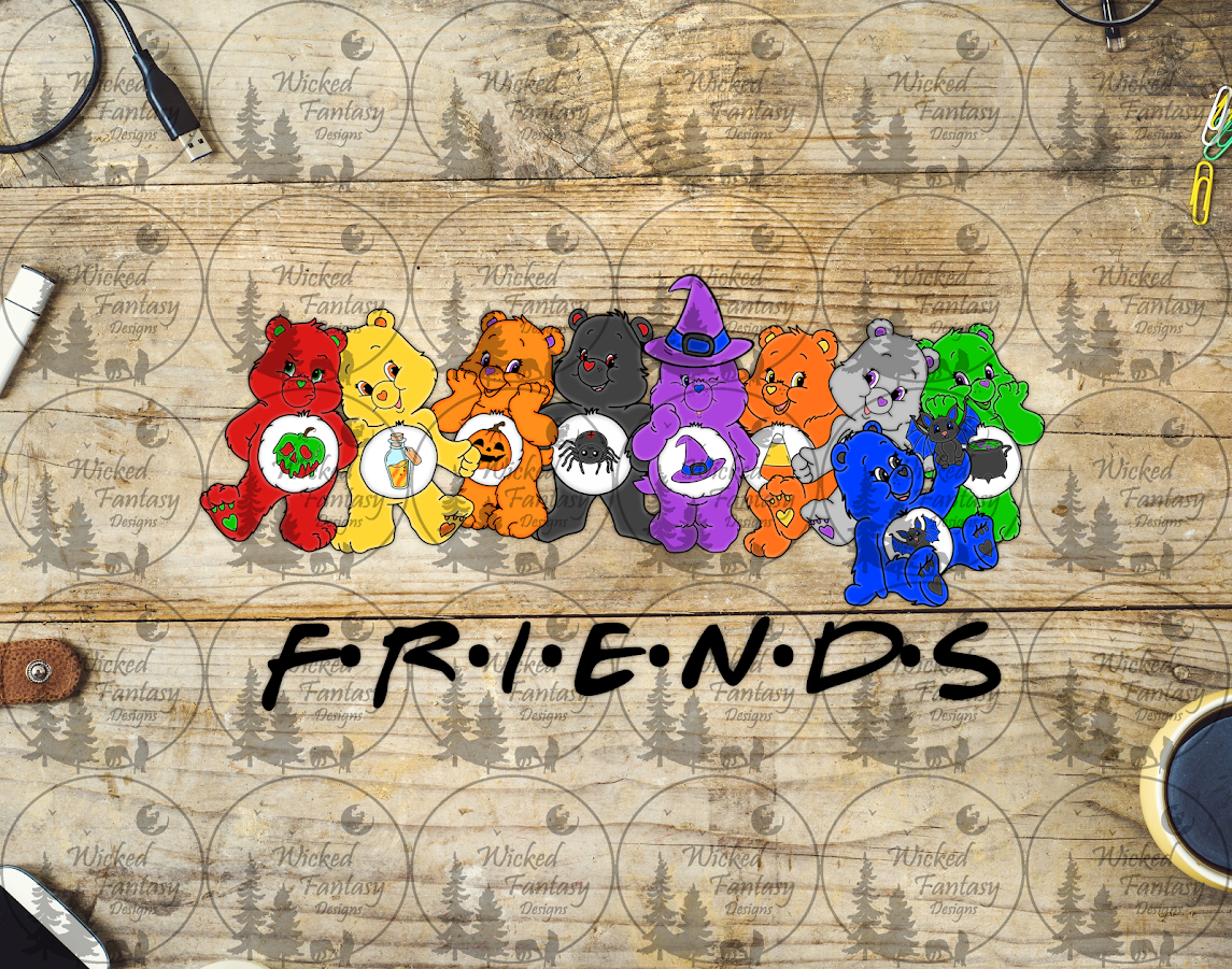 UVDTF Spooky Bear Friends 16oz 40oz