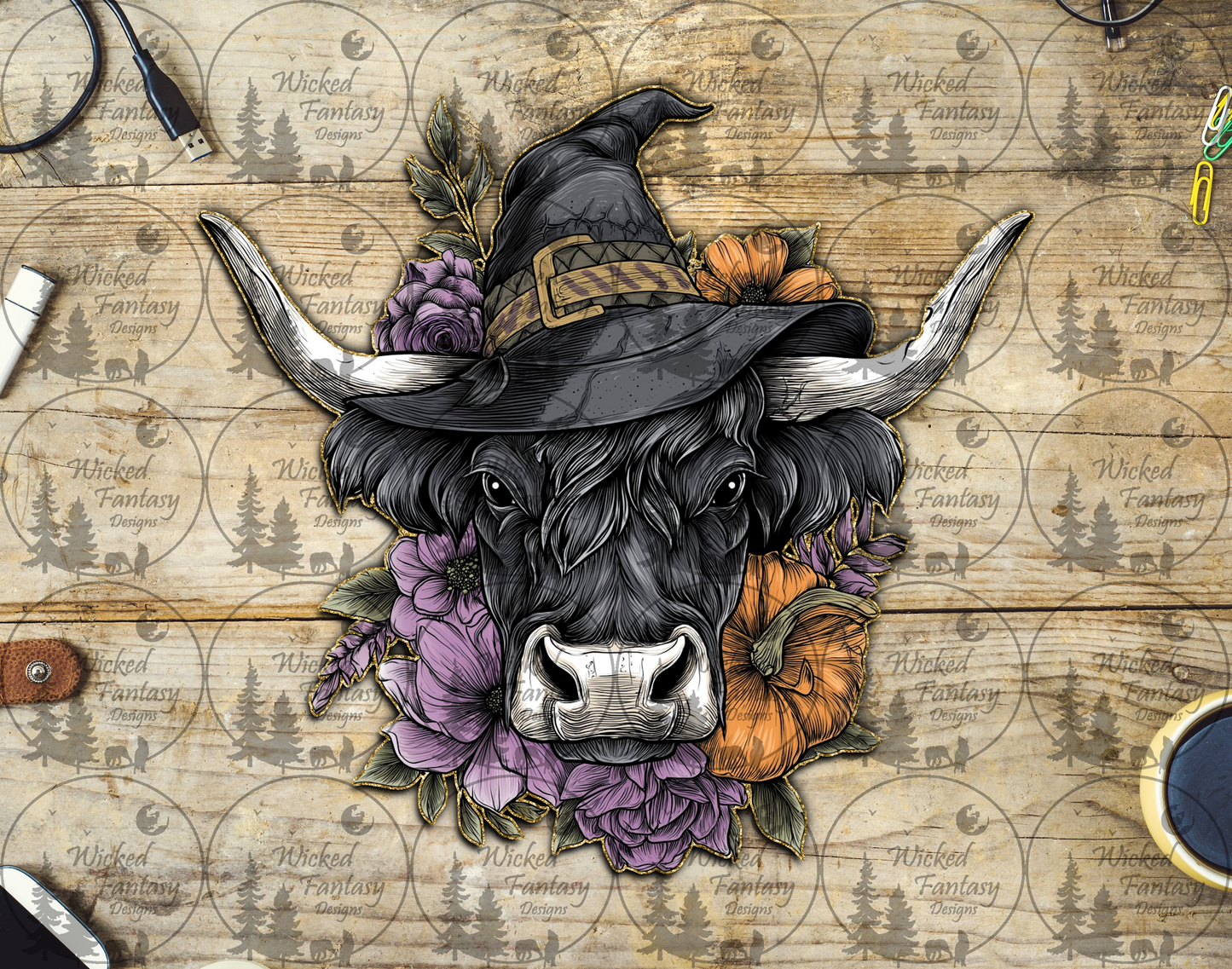 UVDTF Witchy Cow