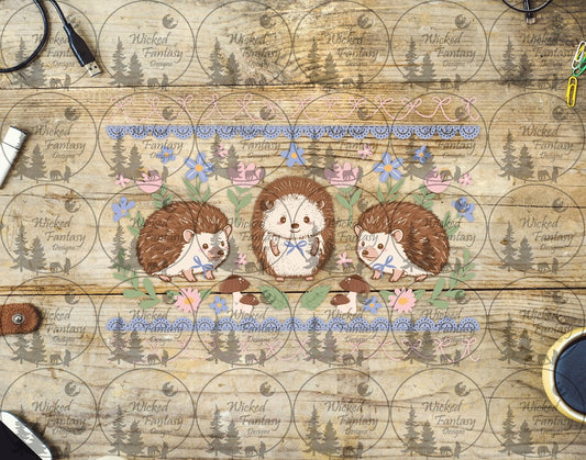 UVDTF Cottagecore Hedgehogs