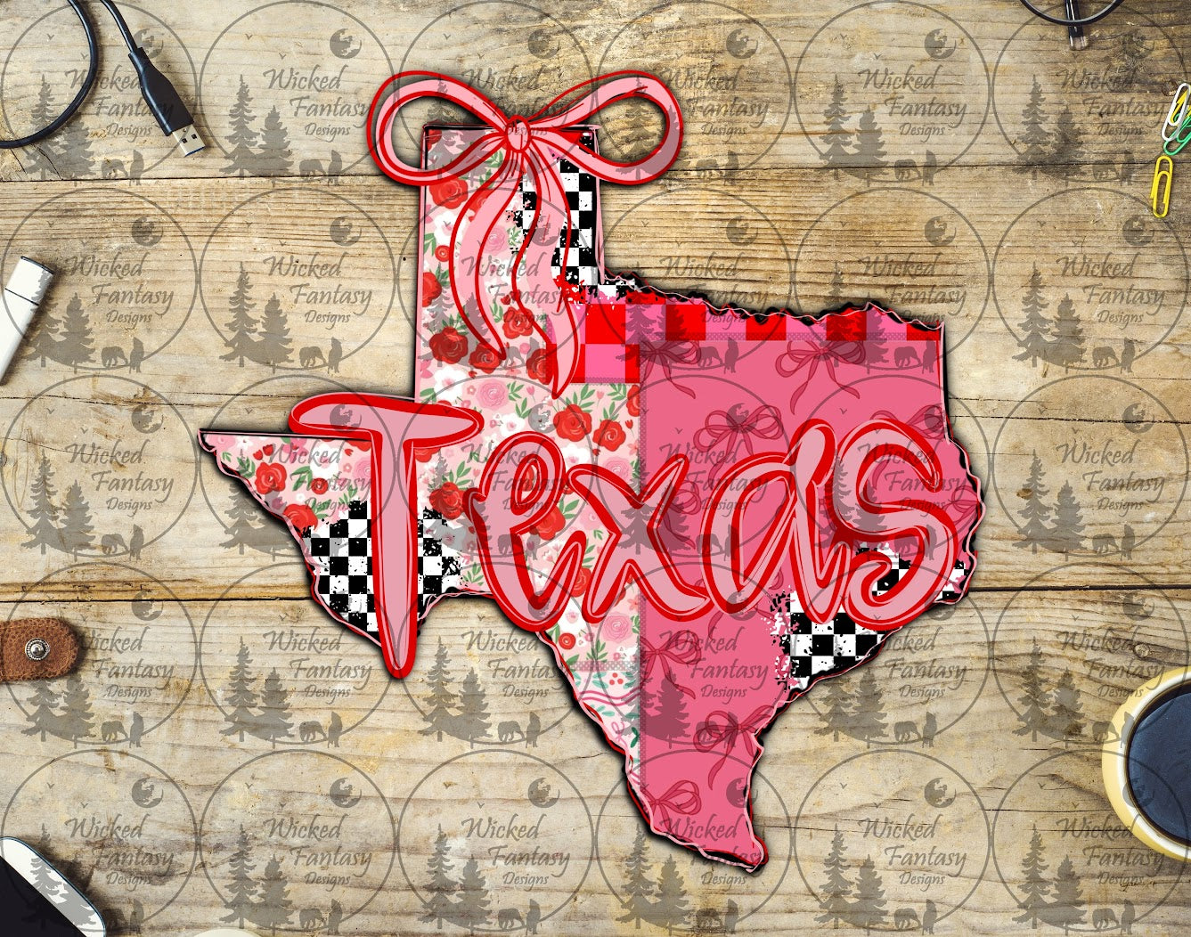 UVDTF Coquette States Texas