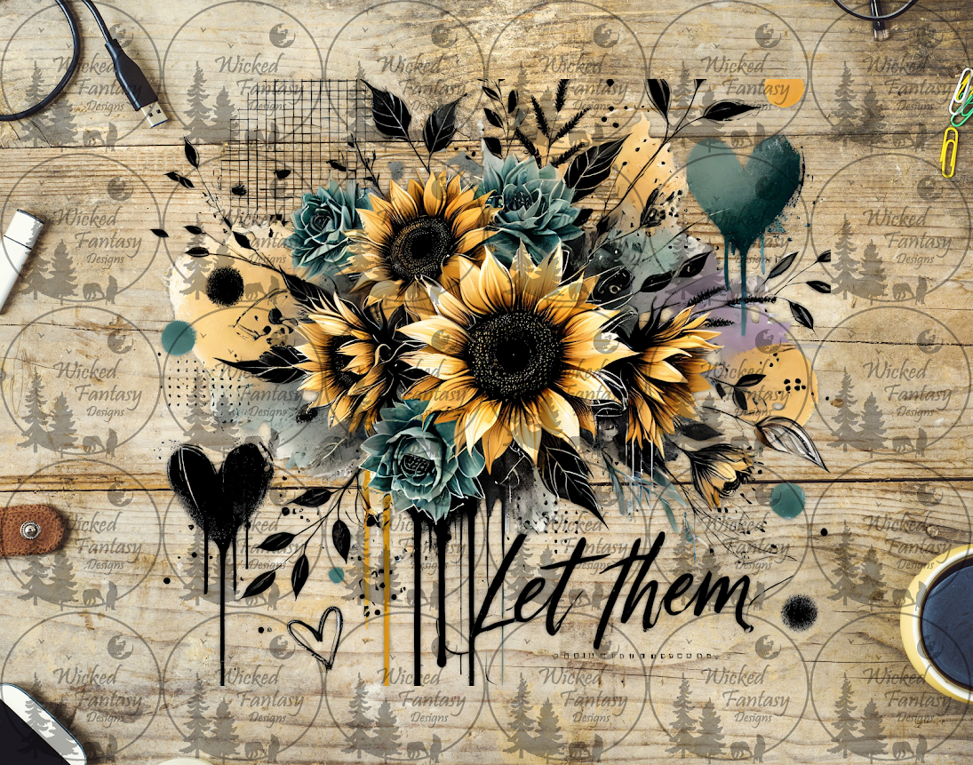 UVDTF Let Them Sunflowers