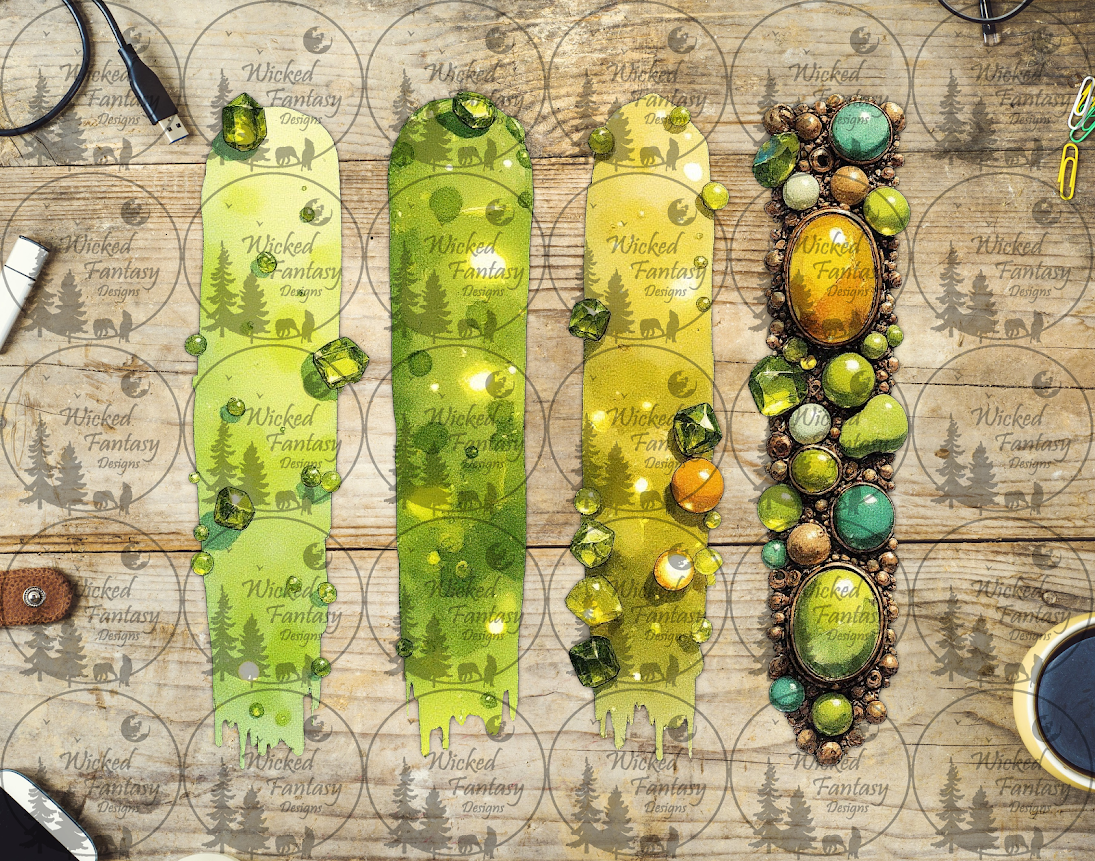 UVDTF Birthstone Brushstrokes Peridot August