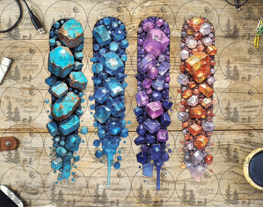 UVDTF Birthstone Brushstrokes Turquoise December