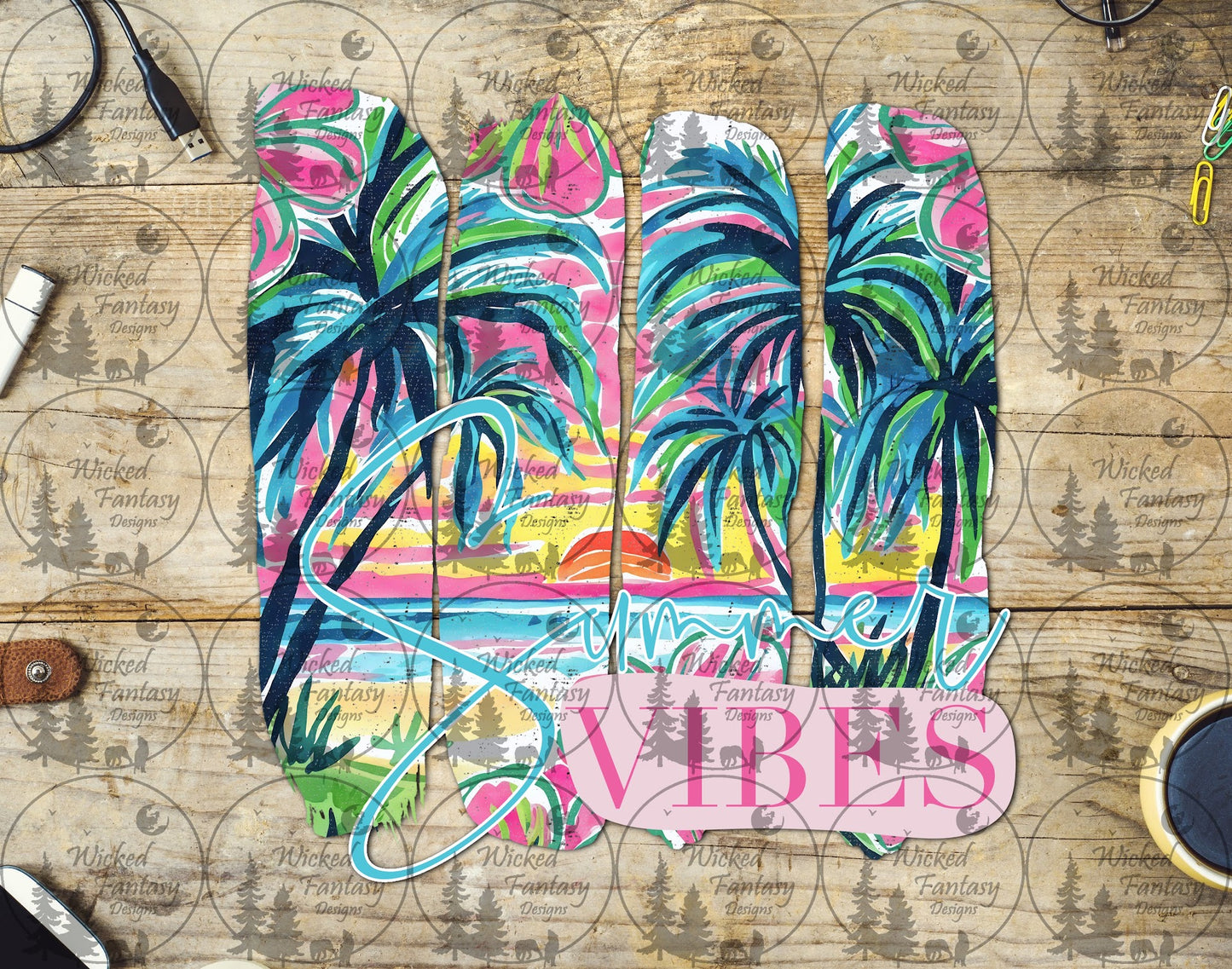 UVDTF Summer Vibes Brush Strokes