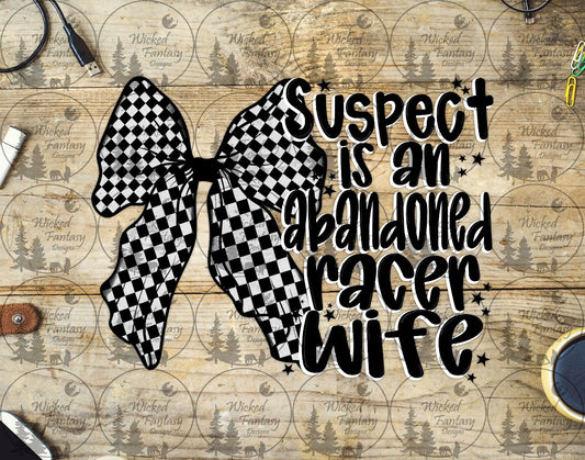 UVDTF Suspect is an Abandoned Race Wife