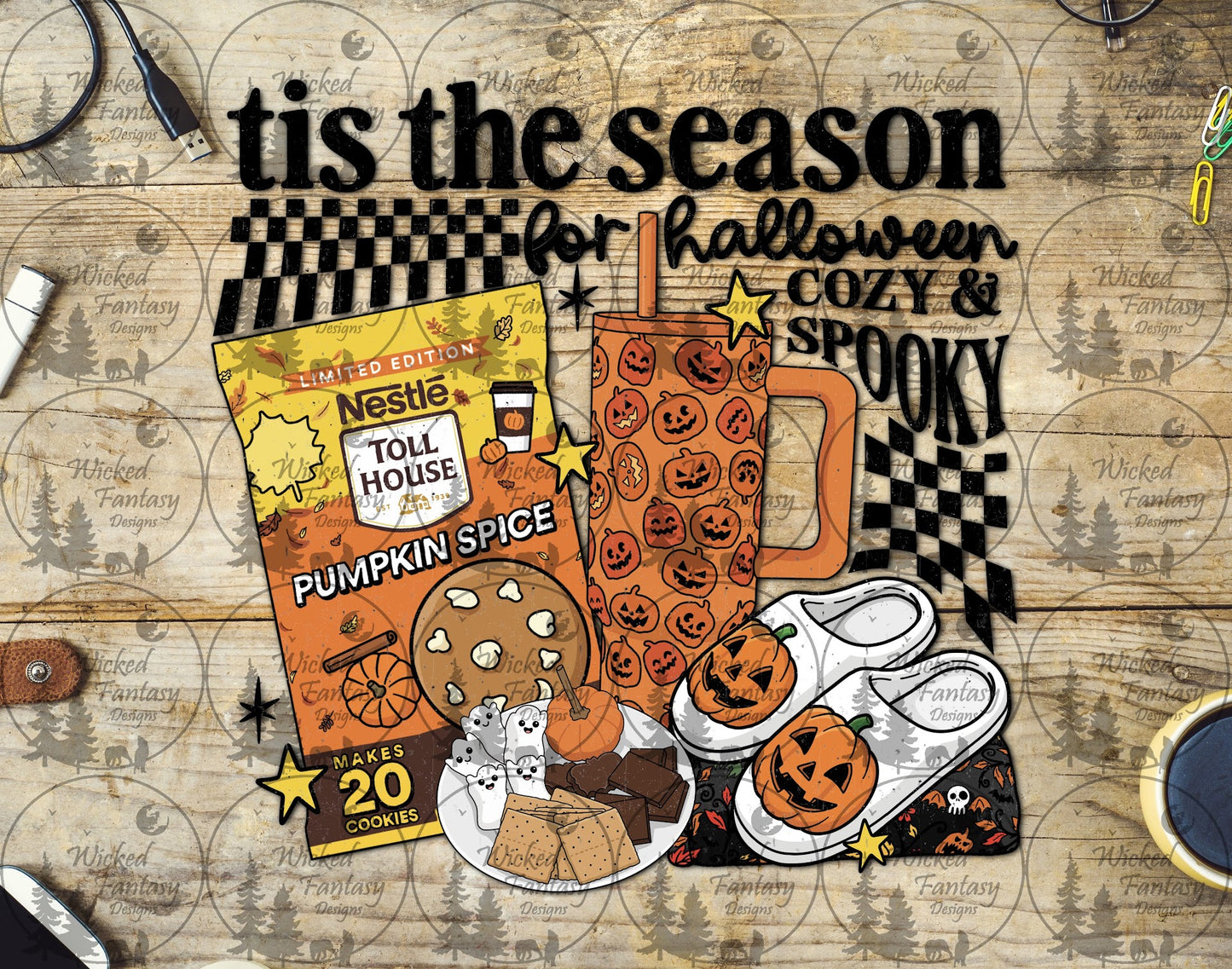 UVDTF Tis the Season for Halloween Cozy and Spooky