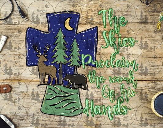 UVDTF The Skies Proclaim The Work of His Hands