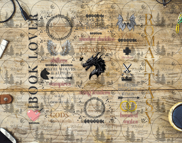 UVDTF Romantasy Dragon Fairy Book Lover 20oz 30oz 10"x10"