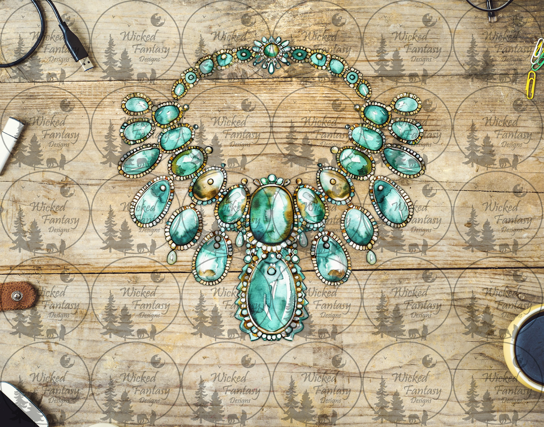 UVDTF Turquoise Necklace